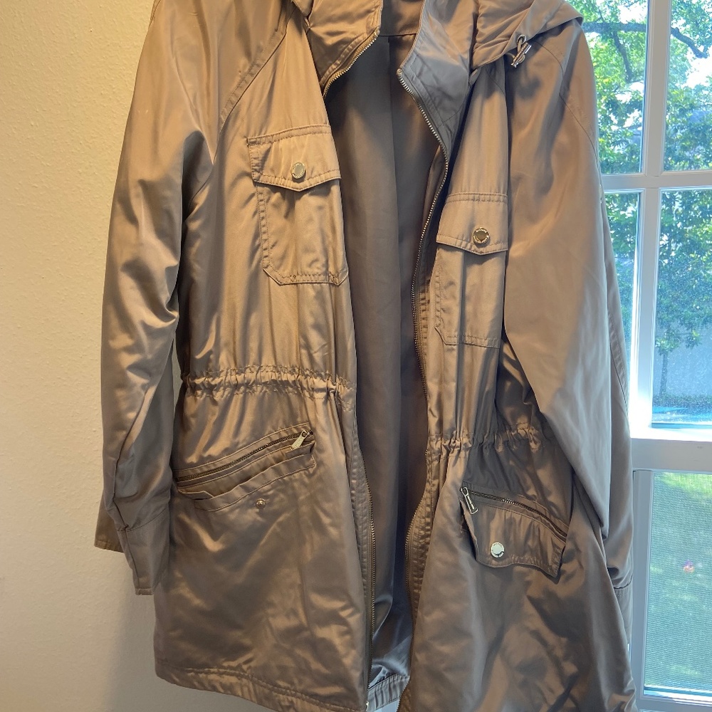 Michael by Michael Kors MK Khaki Rain Coat